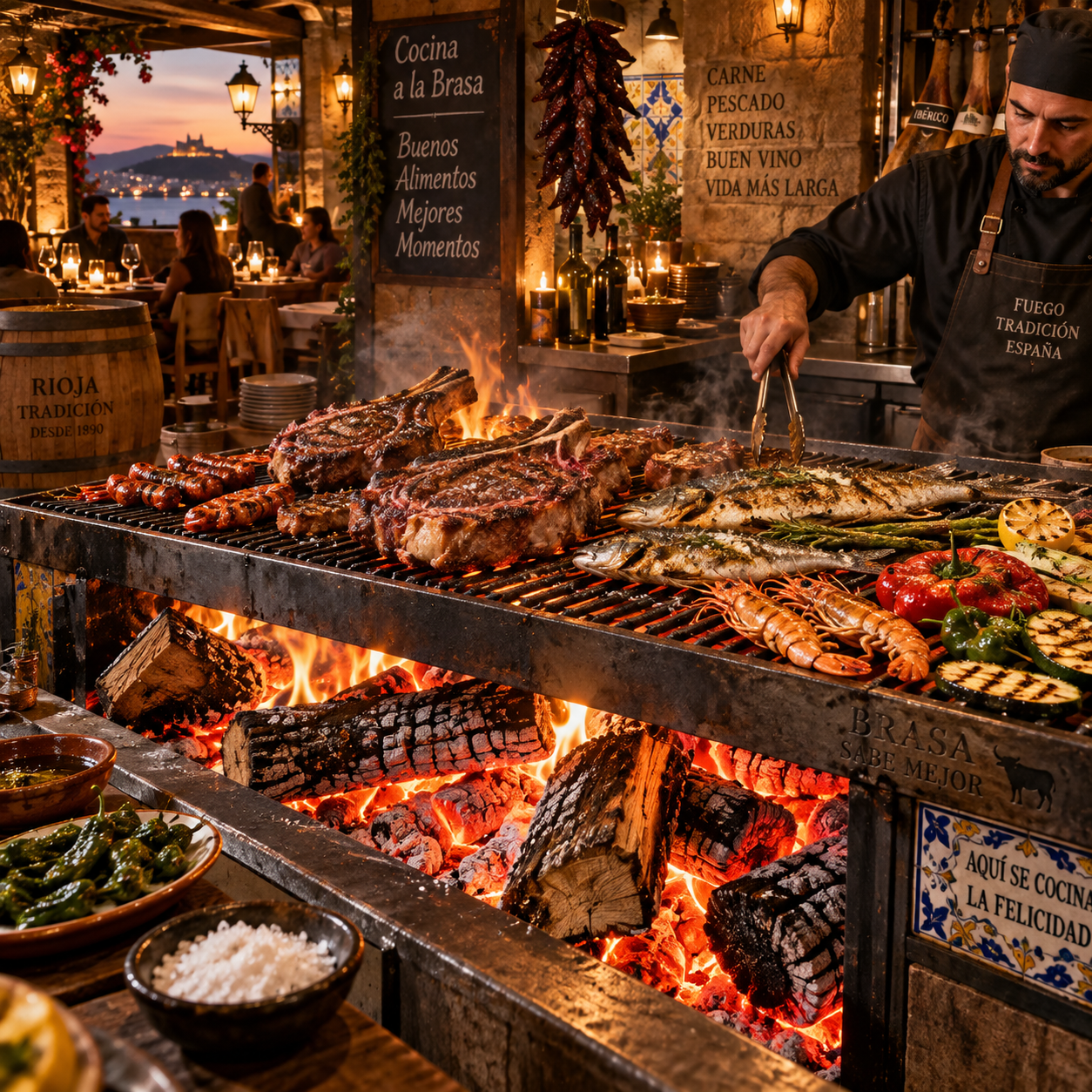 El arte del carbón y la leña: tipos y aromas para una parrilla con carácter